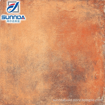 Sunnda retro orange oil painting matte finish porcelain floor tile